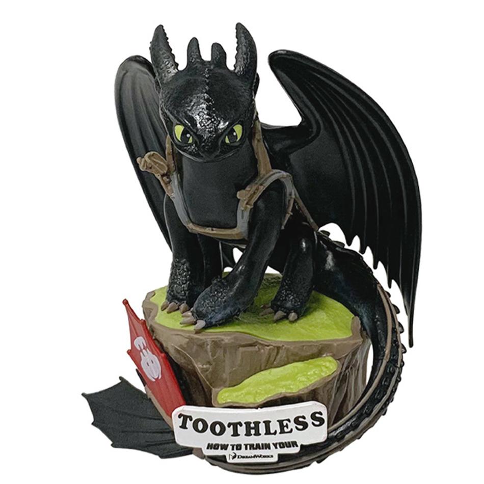 Film Animated Dragon2 How To Train Your Dragon Night Fury Toothless Cartoon Cute Dragon Figure Pvc Anime Model Periphery Toy Gif