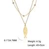 Cazador Christian Jesus Fish Pendant Necklaces for Women Men Hollow Stainless Steel Choker Jewelry Birthday Mother Gifts 2026