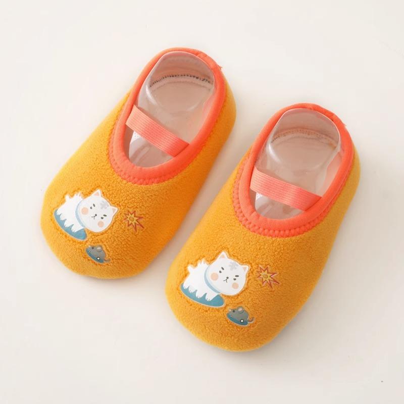BabyThick Floor Socks for Children In Autumn and Winter Anti-slip and Cool In Winter Newborn Indoor Walking Shoes with Non-slip Soft Soles Sock Cover