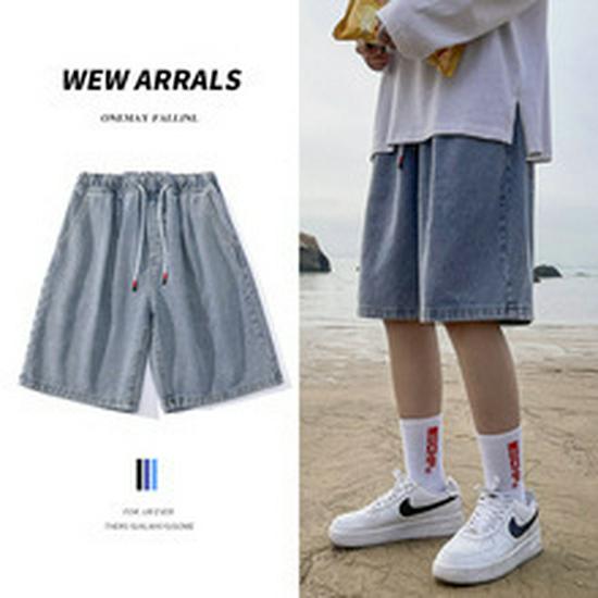 2023 Hong Kong Style Korean Boys' Sports Suit: Loose T-Shirt & Simple Five-Point Shorts