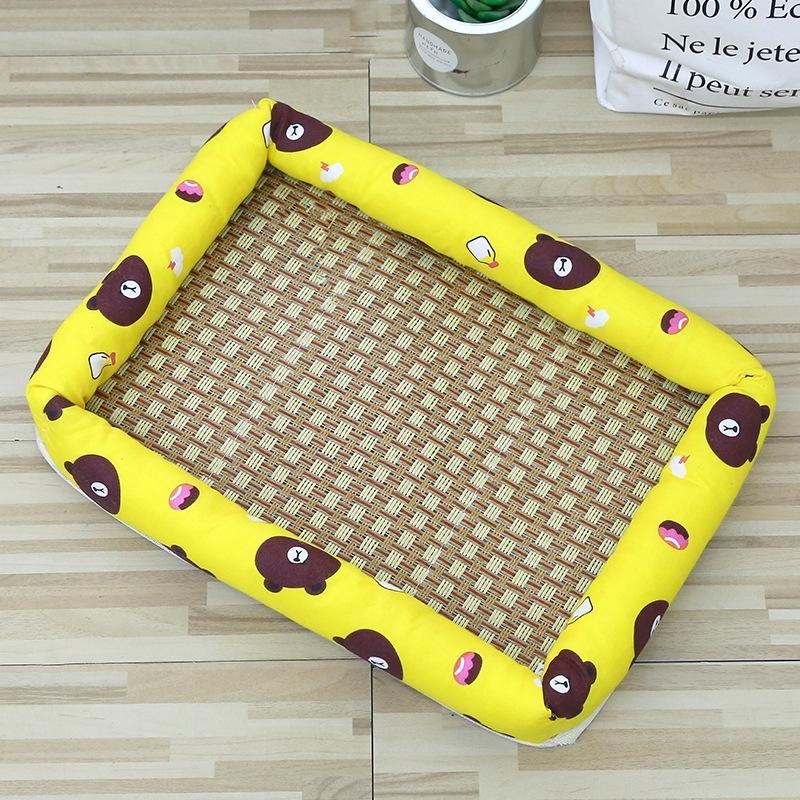 Rattan Cat Bed with Cooling Ice Pad - Four Seasons Universal Cat Nest