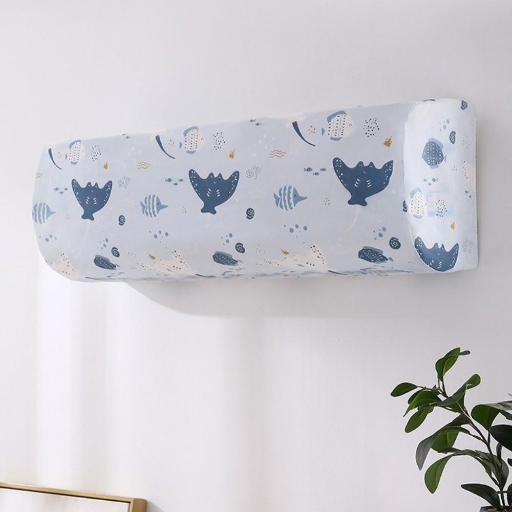 Universal Fit All-Inclusive Air Conditioner Cover High-Elastic Breathable Dustproof Cover Protection Cover Living Room Use