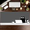 Cute Cats Work Mouse Pad Large Computer Office Game Table Mat Rubber AntiSlip Stitched Edge Keyboard Mats 90x40 Xxl Desk Pads