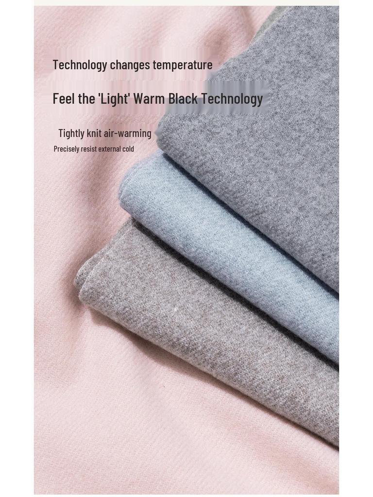 Universal Medium-Long Plaid Scarf: Stylish High-End Imitation Cashmere Neck Warmer for Men and Women