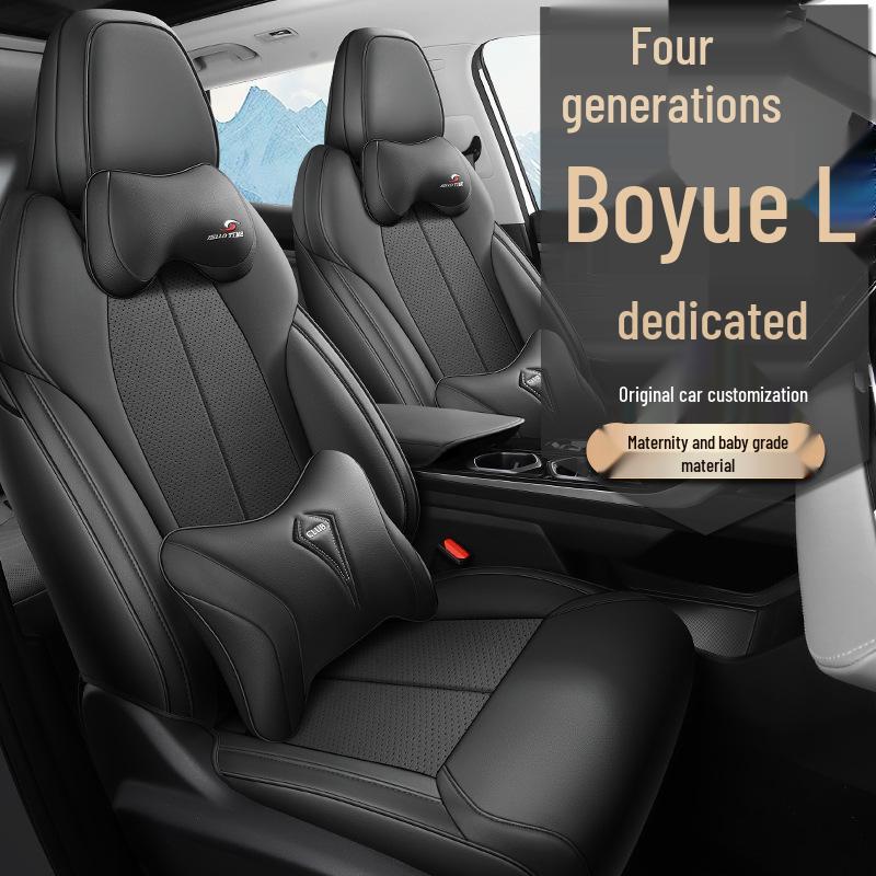 Compatible Seat Covers for 25 Geely Boyue L Models - Full Coverage, All-Season Cushions for 24 Models