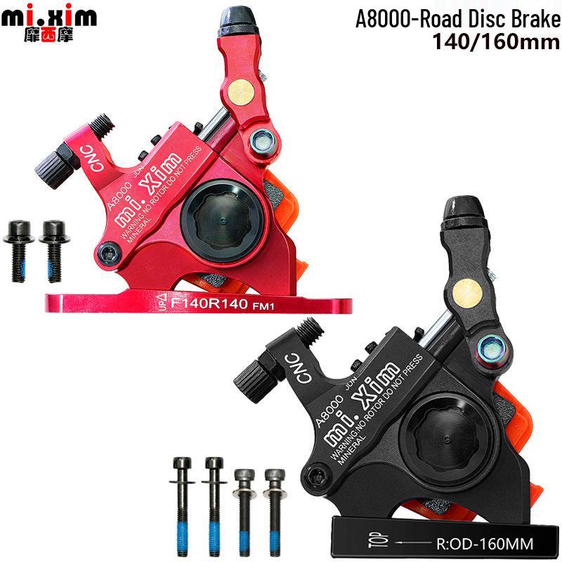 Mi.Xim A8000 Hydraulické kotoučové brzdové třmeny ovládané lankem pro kotouče 140/160 mm