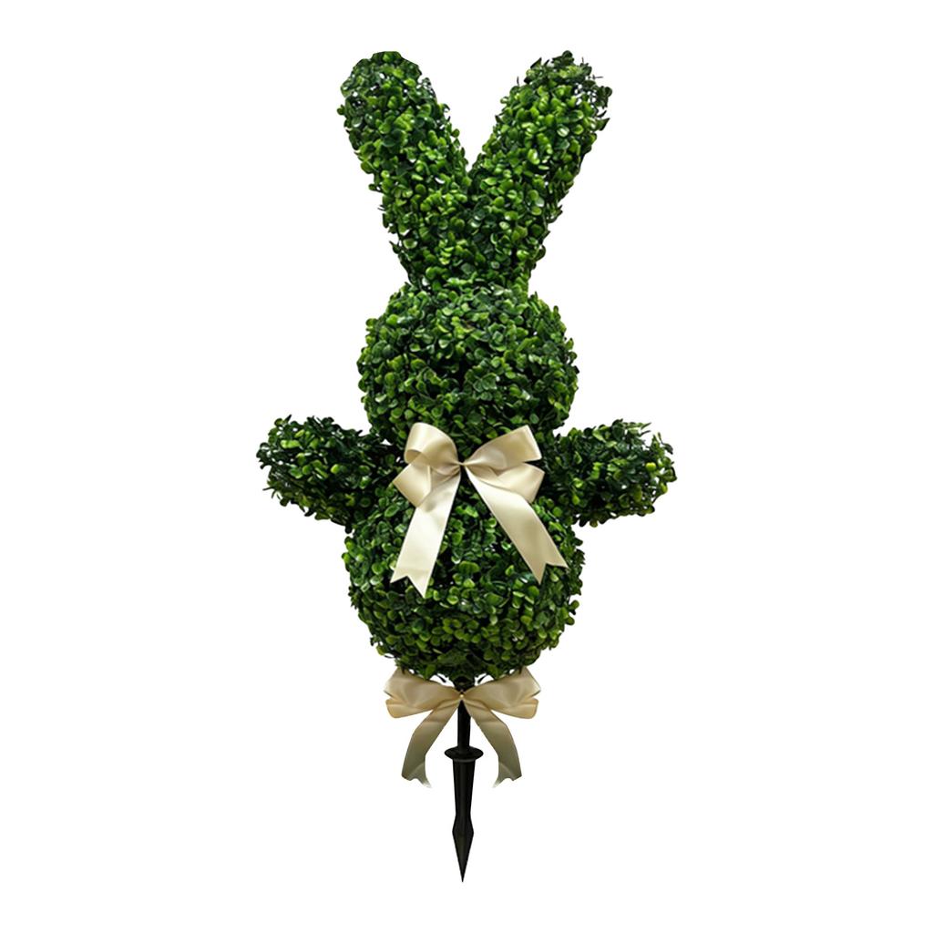 Easter Decorative Faux -shaped Tree Artificial -shaped Simulated Green Plant Ground Stake