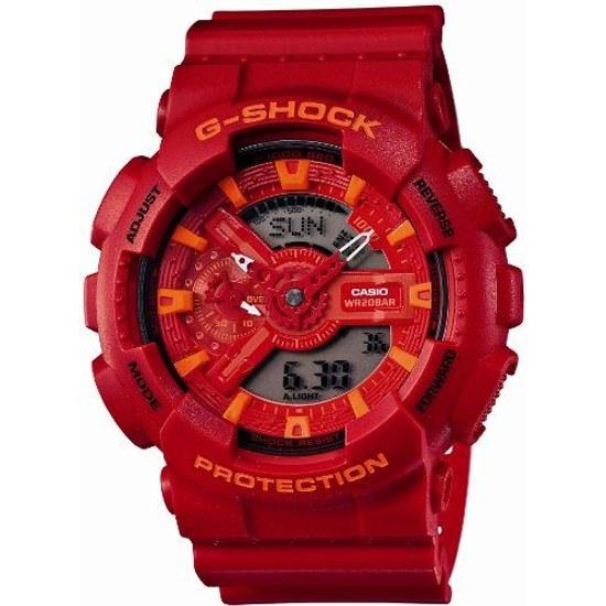 Casio náramkové hodinky G-Shock GA-110AC-4AJF Pánské Červené