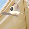 7200mah Wireless Portable Ceiling Fan With Remote, Usb Rechargeable Hanging Fan With Hook For Bedroom Tent Camping Outdoor