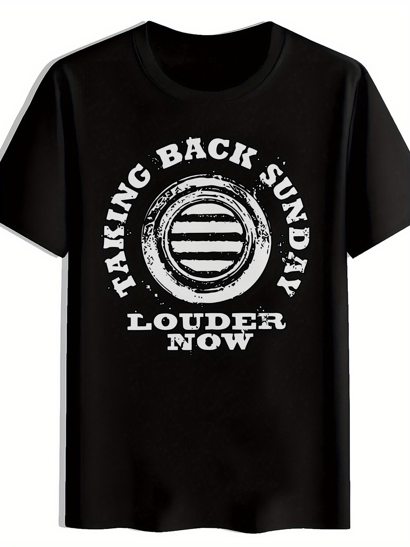 T-shirt A Black Background with a White Circular Print XS