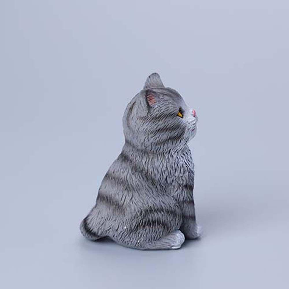 Cute Mini Cat Pet Model Sitting Cat Decoration Creative Cat Ornament  Kids Toy