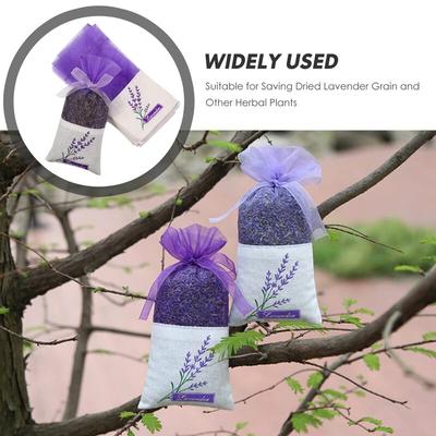 20 stuks lege zakjes zakje bloemenprint lavendelgeur geurzakjes voor opslag van droogbloemen geur lavendel