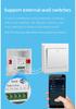 Graffiti Smart WiFi Switch with Alexa Voice Control, Double Control, Junction Box, Circuit Breaker, and Metering