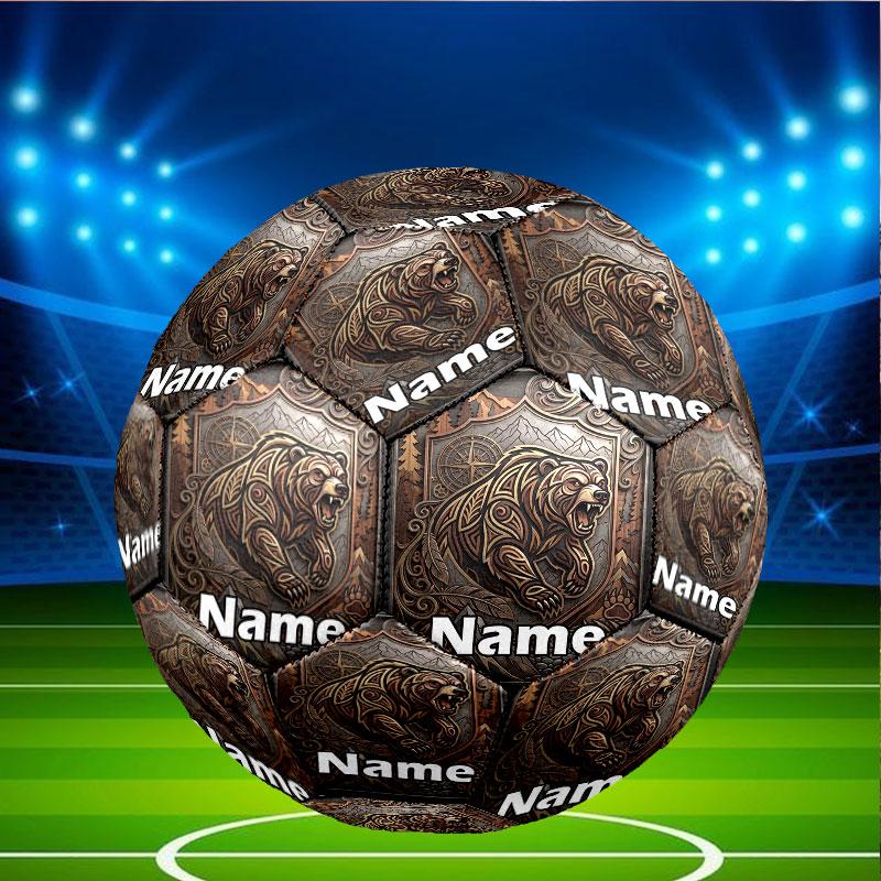 Custom Name Personalized North Sydney Bears Print Size 5 Soccer Ball Training & Match Football, for Team, Kicking, Gift for Football Enthusiasts