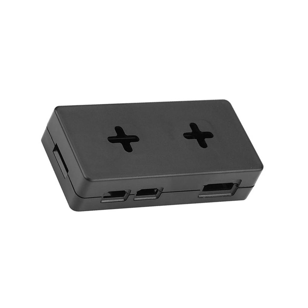 ABS-Kunststoffgehäuse Schutzhülle Abdeckung für Raspberry Pi Zero W 1.3 (Schwarz)