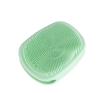 Mini Manual Silicone Face Scrubber Exfoliator Brush Soft Body Cleanser with Non-Slip Handle for Facial Exfoliating Pore Massage