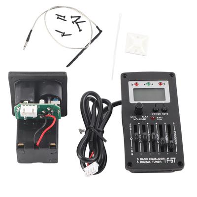 F?5T 5-Band-EQ-Equalizer-Tonabnehmer-Tuner für Akustikgitarren-Musikinstrument-Zubehör-Kit