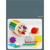 Montessori Wooden Color Sorting Toys Shape Matching Fine Motor Toys Sensory Game Early Educational Puzzle Toys for Toddlers