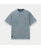 Silijeu Series X Gto Back Print Dyed Short Sleeve Satam26961Bux