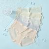 Fenteng ultra-thin ice silk [extended crotch] 5-pack comfortable naked feeling simple and elastic women's triangle underwear without buttock clamping