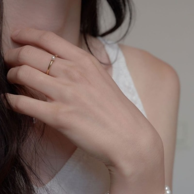 Dawn of Me Baby Pearl Ring