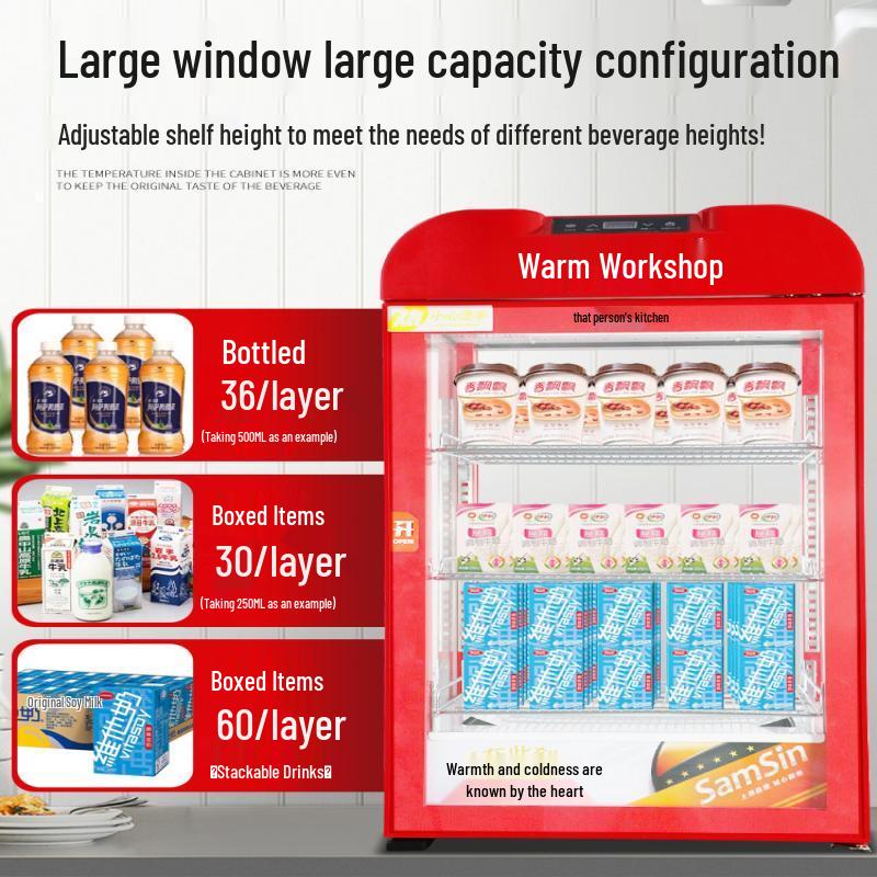 Commercial Beverage Warmer Display Cabinet