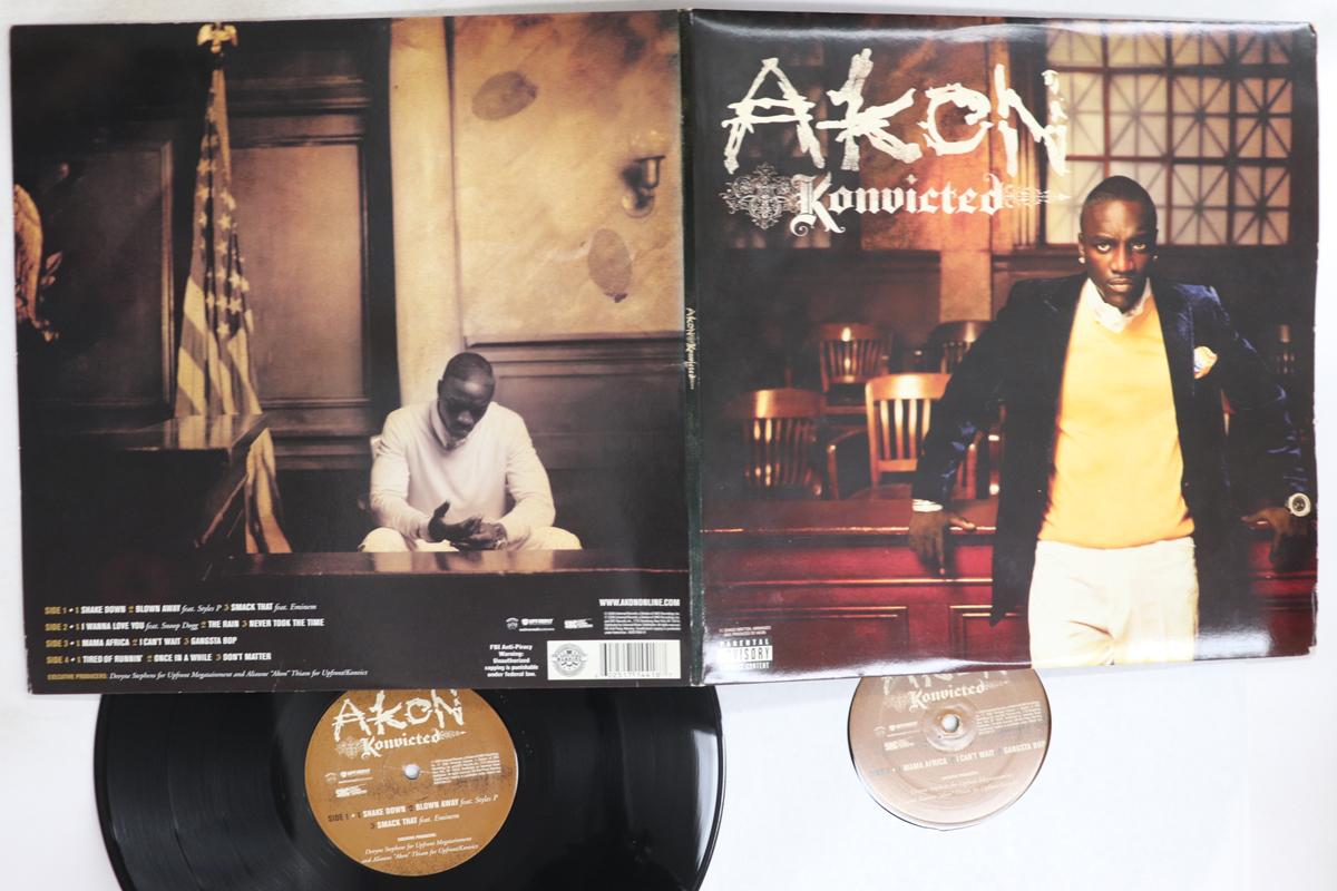 

LP Record AKON - Konvicted B000796801 UNIVERSAL MOTOW 2006 US Rap & Hip-Hop/R&B Used