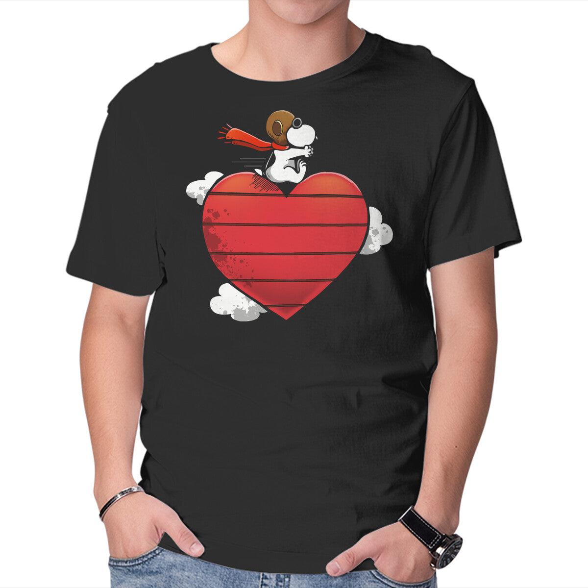 Unisex Crew Neck T-Shirt Baron Of Love Graphic Short Sleeve Casual Tee XS