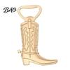 Durable Zinc Alloy Openers Cowboy Boot Bottle Opener, Western Theme with Themed Celebration Supplies Thank You Card, Unique Party Favors for Weddings