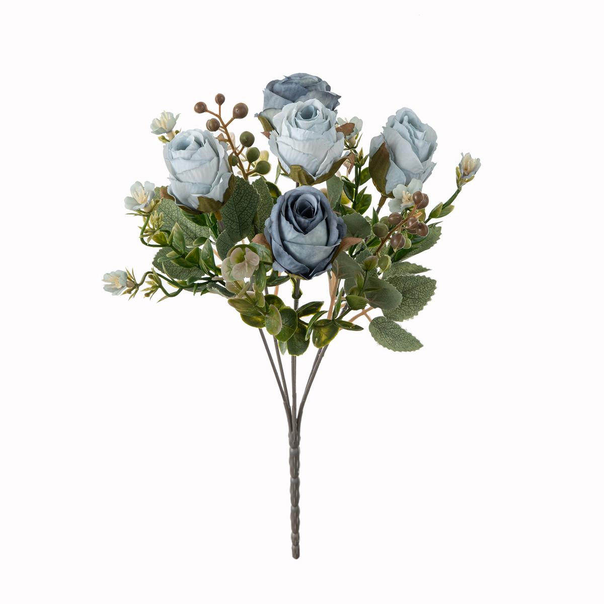 

1/5 шт. Шелковые Искусственные Цветы Роза Свадебный Букет Невесты Домашняя Комната Ваза Садовое Растение Бонсай DIY Подарочная Коробка Праздничное Украшение 1pc