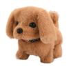 Electronic Robot Dog Walking Barking Tail Wagging Puppy Dog Plush Toy Gift Kids