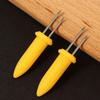 Supplies Kitchen Gadget Fruit Forks Sweetcorn BBQ Prong Set Grilling Fork Corn Skewer Corn Holder