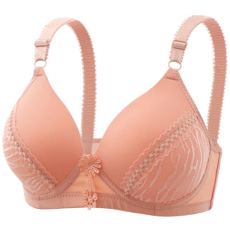 BH ohne Bügel, mit Spitze, gerafft, große Größe - Verstellbar, stützend, sexy, bequem und atmungsaktiv.
