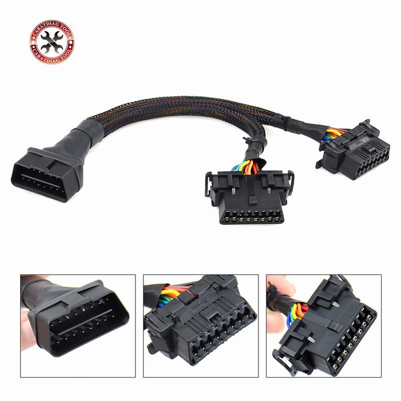 OBD2 Extension Cable OBD 16pin male to female For ELM 327 For Auto Car Diagnostic Tool Scanner