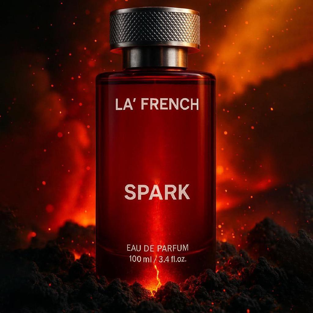 La French Spark Eau De Parfum – 100ml | Long-Lasting Perfume for Men & Women | Bold, Unisex Fragrance | Ideal for All Occasions