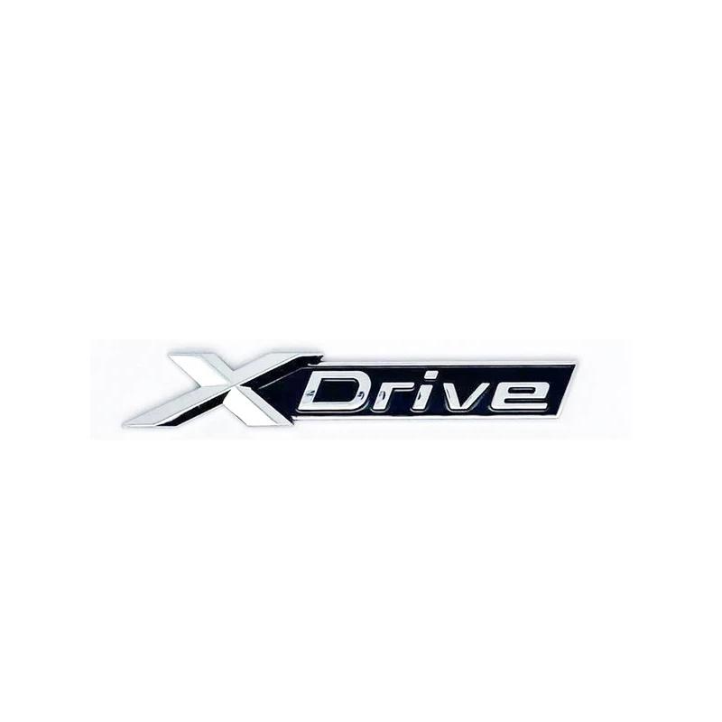 Nieuwe Chroom Zwart Spatbord & Kofferbak Embleem Sticker voor BMW 3/4/5/6/7/8 Serie X1 X3 X4 X5 X6 Z4 GT SDrive XDrive EDrive Badge Decal