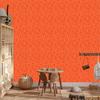 Wallpaper Geometric pattern peach, peach center 50x1000