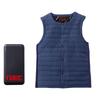 Jichodo FEVER GEAR FGA20010 Electric Heated Inner Vest with Size Navy Built-in Heater, M,