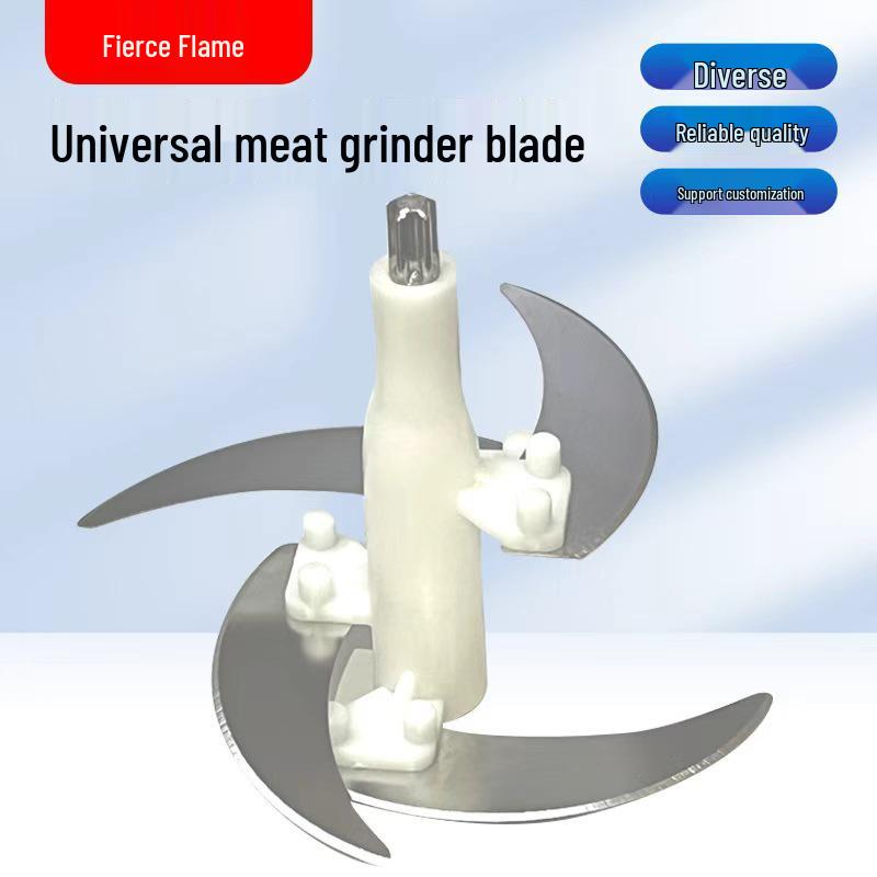 

Universal Electric Meat Grinder Blade Holder with Four/Six Leaf Blades Height 110