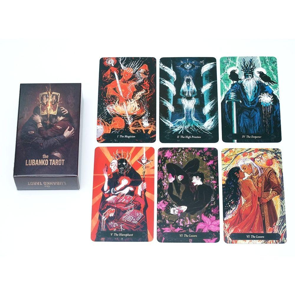The Lubanko Tarot Deck – 80-Card Mythical & Sensuous Tarot Set for Modern Divination & Self-Discovery 10.3*6cm