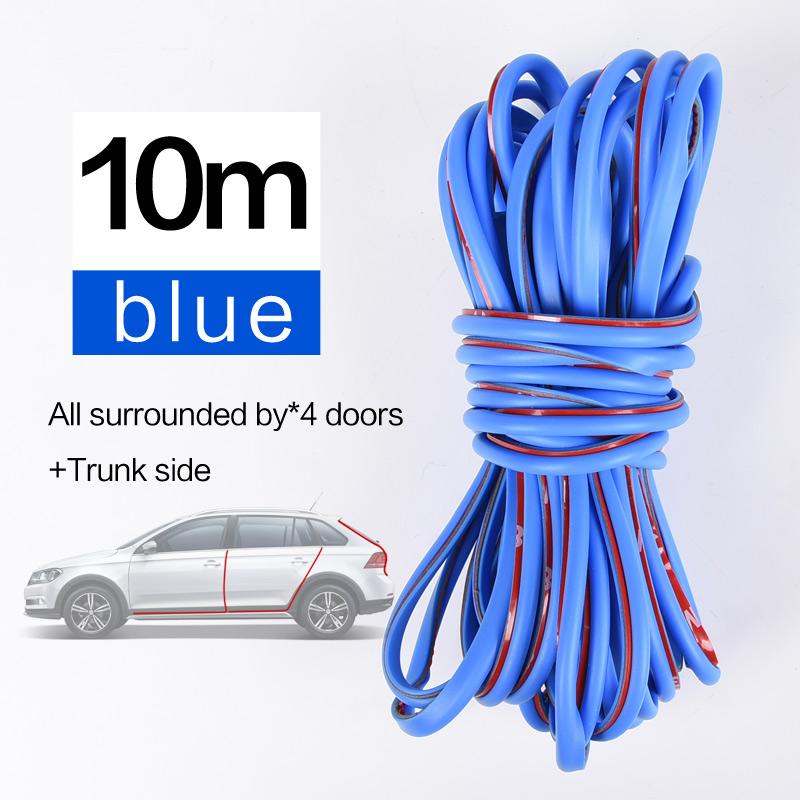 10 meter U-type door seal car sound insulation car door sealing band rubber tape