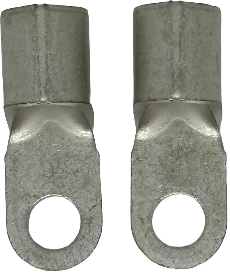 of Nichifu Bare Crimp Terminals for Copper Wire Made in Japan [MisakaZoo MO-Pack 2] R14-5S (R-Shaped), Round,