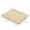 Foldable Woven Rabbit Cages Pets Hamster Guinea Pig Bunny Grass Chew Toy Mat House Bed Nests for Small Animal Rabbit Accessories