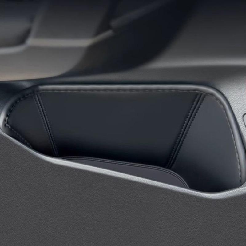 For VW Volkswagen TAYRON 2019-2026 Car Door Groove Storage Box Leather Door Slot Protective Pad Interior Decoration Accessories