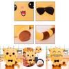 Adorable Cat Kitty Plush Toy Mascot Stuffed Animal Doll New Year Gift Decor