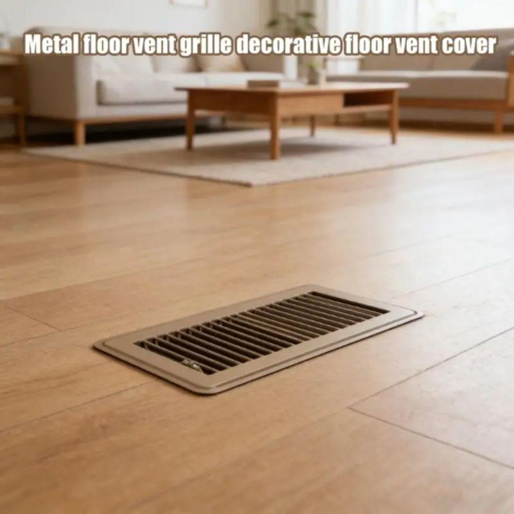 Carbon Steel Floor Register High Efficiency Air Vent Covers 2-Pack Floor Vent Covers Home Floor
