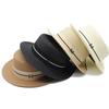 Sun Hats UV Protection Caps Korean Flat Caps Travel Sun Hats Women Straw Hats British Beach Caps Summer Sunscreen Hats Letter M