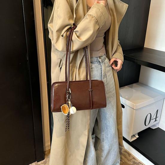 Damen Handtasche aus Kunstleder für den Weg zur Arbeit Schultertasche Kleine Geldbörse Niedliche Hobo-Tasche Tragetasche Unterarmtasche für den täglichen Gebrauch Reisen Einkaufen