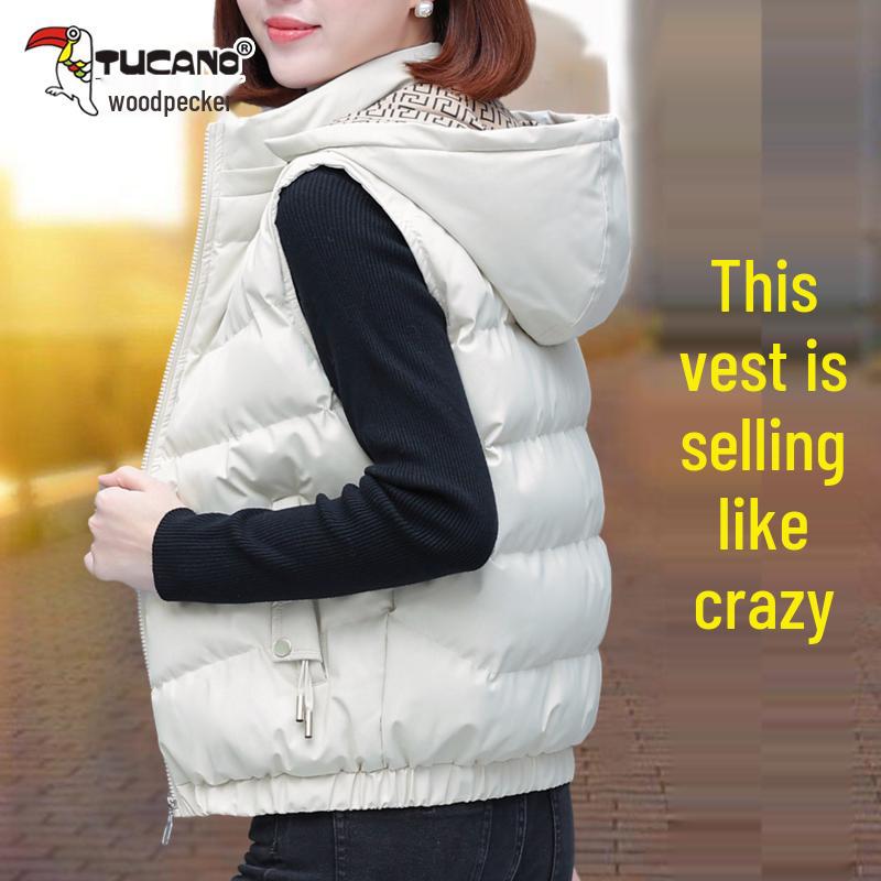 Женская зимняя жилетка Woodpecker Premium с лебяжьим пухом 2025 3XL (135-150 lbs)