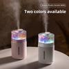 Mini Air Humidifier 180ML Portable Small Humidifier with 7 Colors Night Light Desktop Humidifier for Home Bedroom Office Yoga